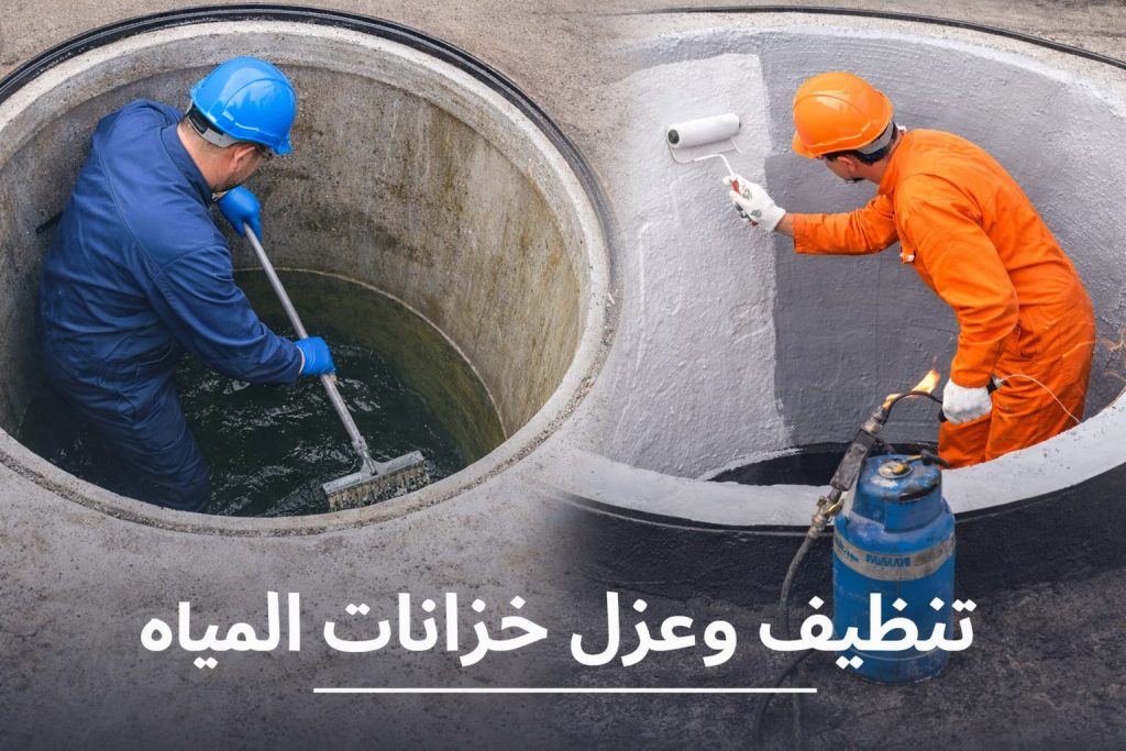 تنظيف خزانات المياه بالرياض