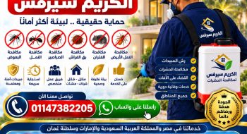 شركة مكافحة حشرات في القاهرة